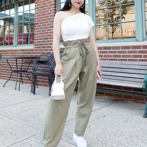 Helmut Lang One Shoulder Tee